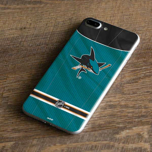 NHL San Jose Sharks Home Jersey iPhone 8 Plus Skin