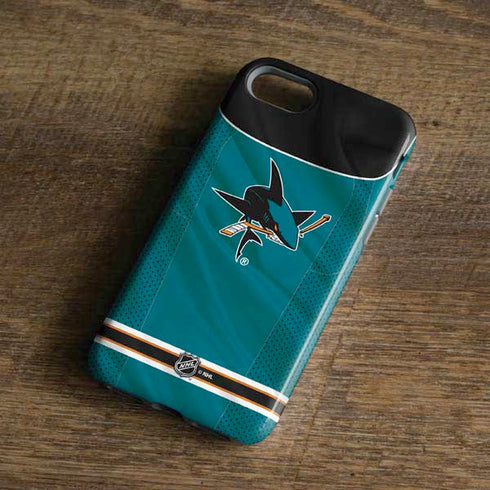 NHL San Jose Sharks Home Jersey iPhone 8 Pro Case