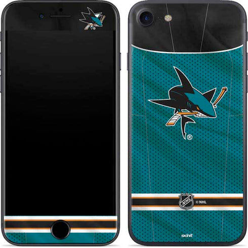 NHL San Jose Sharks Home Jersey iPhone 8 Skin