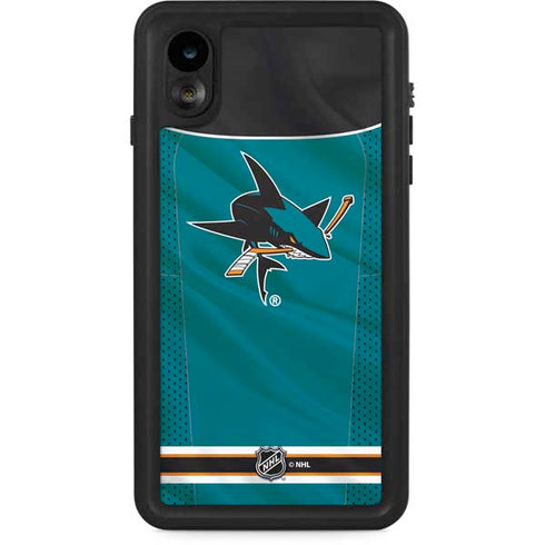 NHL San Jose Sharks Home Jersey iPhone XR Waterproof Case