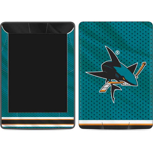 NHL San Jose Sharks Home Jersey Amazon Kindle Skin