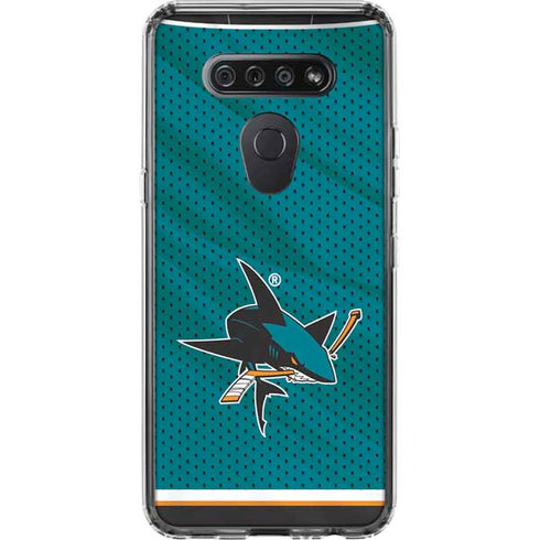 NHL San Jose Sharks Home Jersey LG K51/Q51 Clear Case