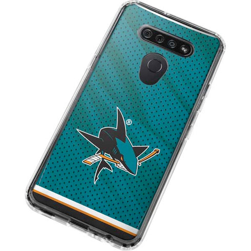 NHL San Jose Sharks Home Jersey LG K51/Q51 Clear Case