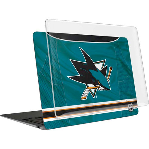 NHL San Jose Sharks Home Jersey MacBook Air 15in (2023-2025) Case plus Skin
