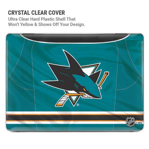 NHL San Jose Sharks Home Jersey MacBook Pro 16in (2021-25) Case plus Skin
