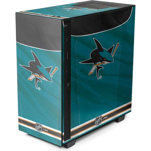 NHL San Jose Sharks Home Jersey NZXT H510 Compact ATX Mid-Tower Case Skin