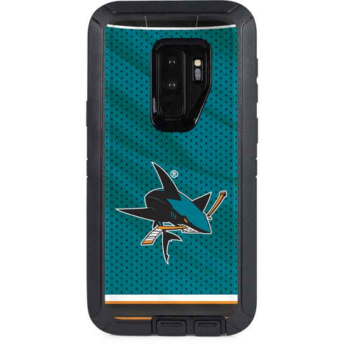 NHL San Jose Sharks Home Jersey Otterbox Defender Galaxy Skin