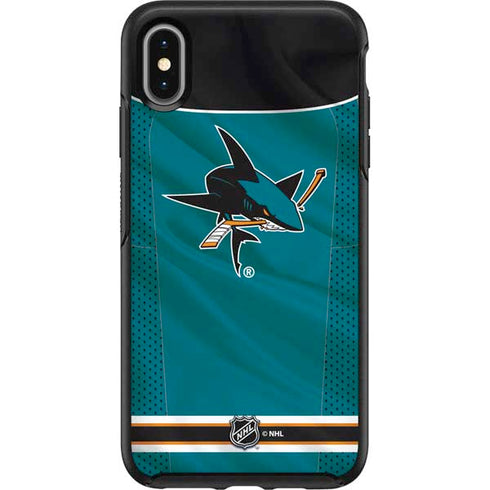 NHL San Jose Sharks Home Jersey Otterbox Symmetry iPhone Skin