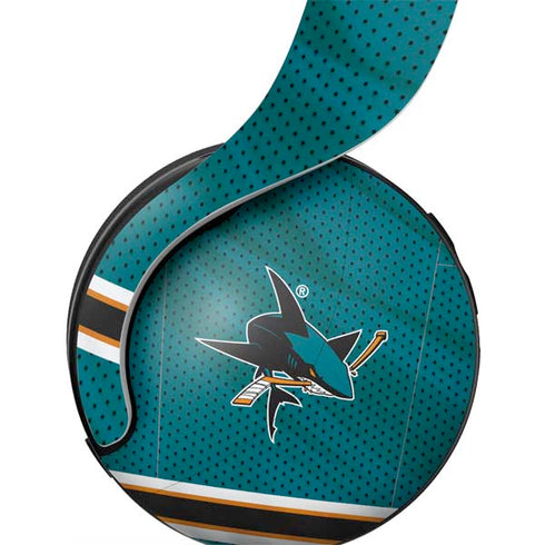 NHL San Jose Sharks Home Jersey PULSE 3D Wireless Headset for PS5 Skin