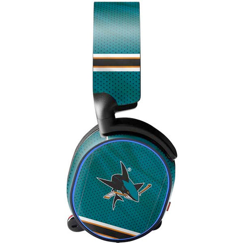 NHL San Jose Sharks Home Jersey SteelSeries Arctis 3 Skin