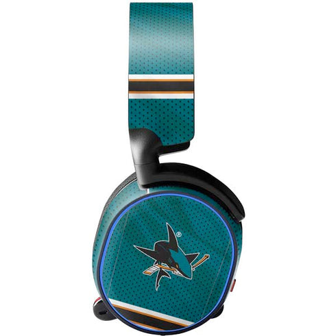 NHL San Jose Sharks Home Jersey SteelSeries Arctis 5 Skin
