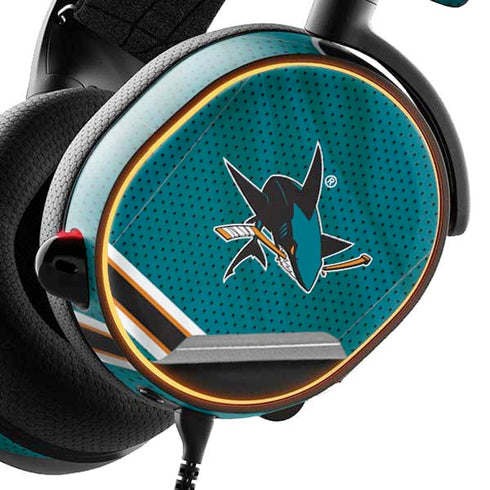NHL San Jose Sharks Home Jersey SteelSeries Arctis 5 Skin