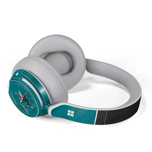 NHL San Jose Sharks Home Jersey Surface Headphones Skin