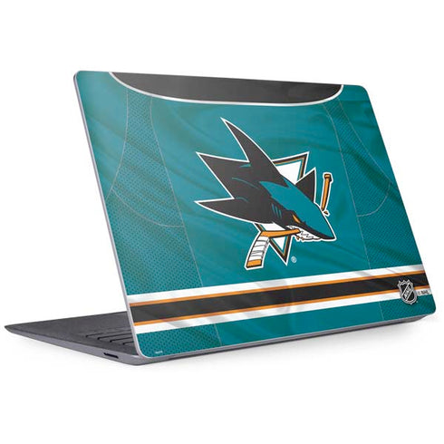 NHL San Jose Sharks Home Jersey Surface Laptop 3 13.5in Skin
