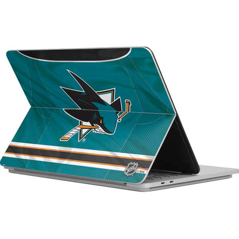 NHL San Jose Sharks Home Jersey Surface Laptop Studio Skin