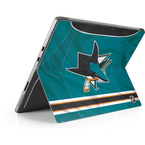 NHL San Jose Sharks Home Jersey Surface Pro 8 Skin