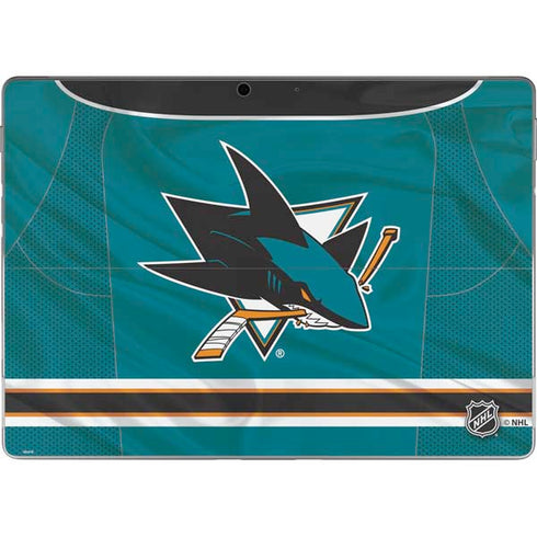 NHL San Jose Sharks Home Jersey Surface Pro 9 Skin