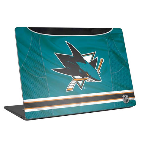 NHL San Jose Sharks Home Jersey Universal Laptop 12in (9.8 x 6.8in) Skin