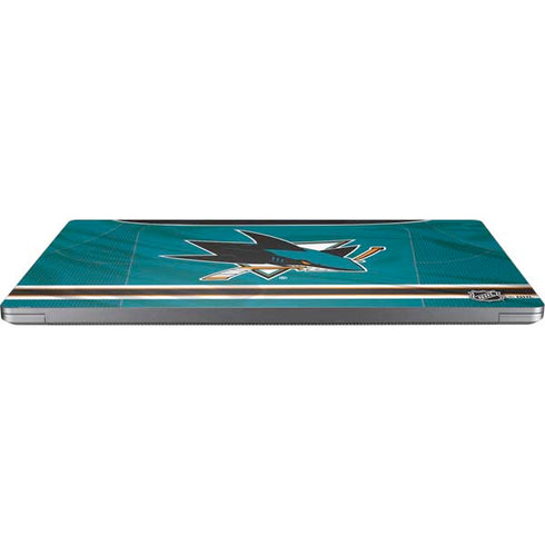 NHL San Jose Sharks Home Jersey Universal Laptop 18in (14.6 x 10.6in) Skin