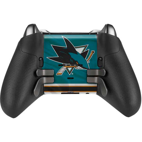 NHL San Jose Sharks Home Jersey Xbox Elite Wireless Controller Series 2 Skin
