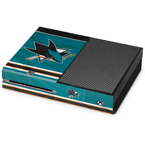 NHL San Jose Sharks Home Jersey Xbox One Console Skin