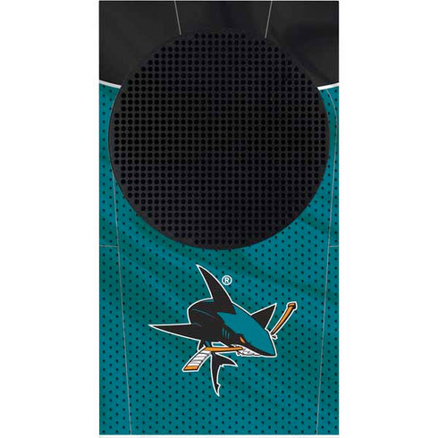 NHL San Jose Sharks Home Jersey Xbox Series S Console Skin