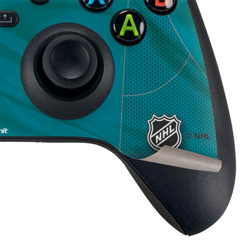 NHL San Jose Sharks Home Jersey Xbox Series X Controller Skin