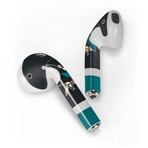 NHL San Jose Sharks Jersey Apple AirPods Skin