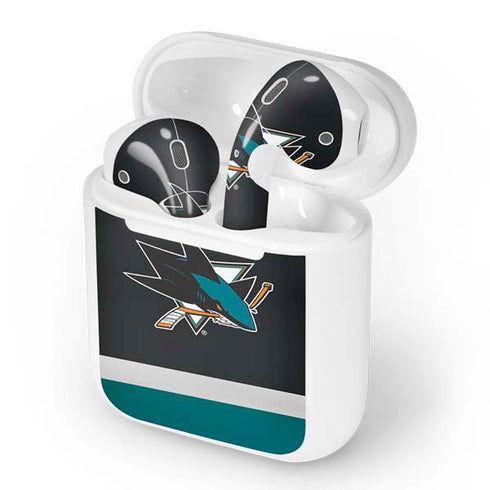 NHL San Jose Sharks Jersey Apple AirPods Skin