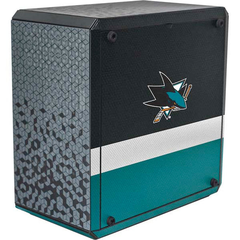 NHL San Jose Sharks Jersey Cooler Master MasterBox Q300L Mini Tower Skin