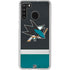 NHL San Jose Sharks Jersey Galaxy A21 Clear Case