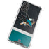 NHL San Jose Sharks Jersey Galaxy A32 5G Clear Case