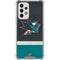 NHL San Jose Sharks Jersey Galaxy A53 5G Clear Case