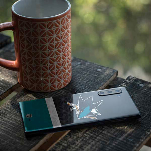NHL San Jose Sharks Jersey Galaxy Note 10 Skin
