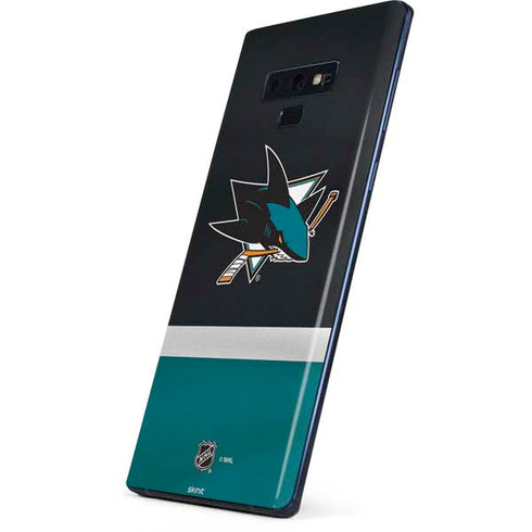 NHL San Jose Sharks Jersey Galaxy Note 9 Skin