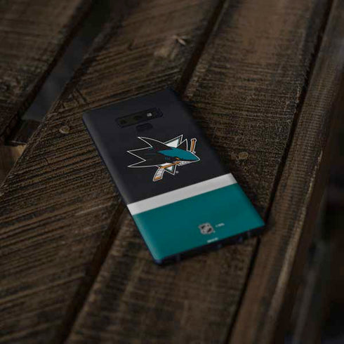 NHL San Jose Sharks Jersey Galaxy Note 9 Skin