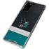 NHL San Jose Sharks Jersey Galaxy Note20 5G Clear Case