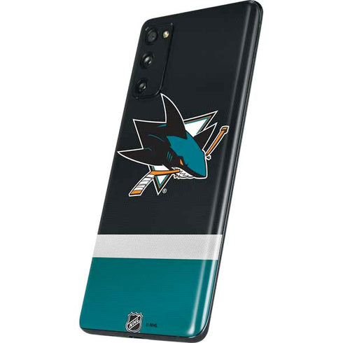 NHL San Jose Sharks Jersey Galaxy S20 Fan Edition Skin