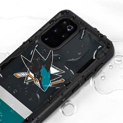 NHL San Jose Sharks Jersey Galaxy S20 Plus Waterproof Case