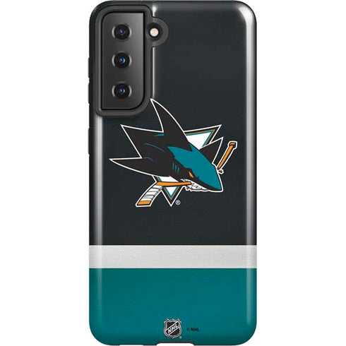 NHL San Jose Sharks Jersey Galaxy S21 5G Pro Case
