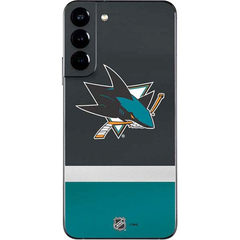 NHL San Jose Sharks Jersey Galaxy S22 Plus Skin