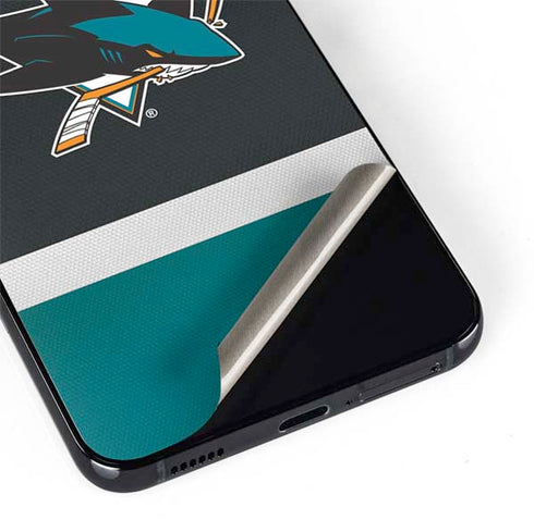 NHL San Jose Sharks Jersey Galaxy S22 Plus Skin