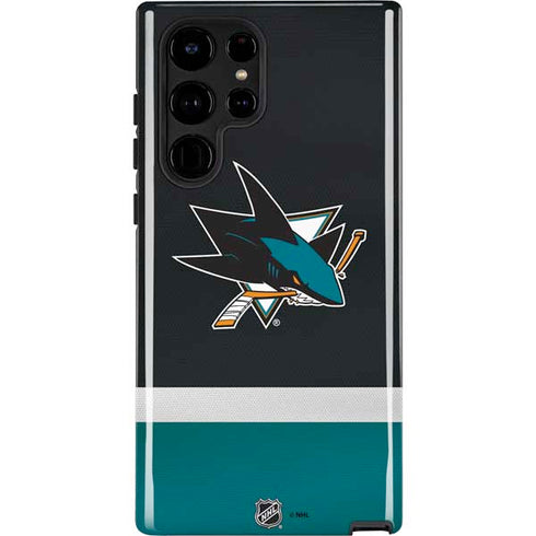 NHL San Jose Sharks Jersey Galaxy S22 Ultra Pro Case