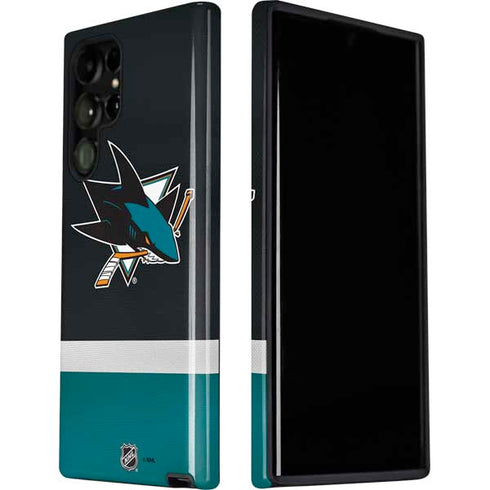 NHL San Jose Sharks Jersey Galaxy S22 Ultra Pro Case
