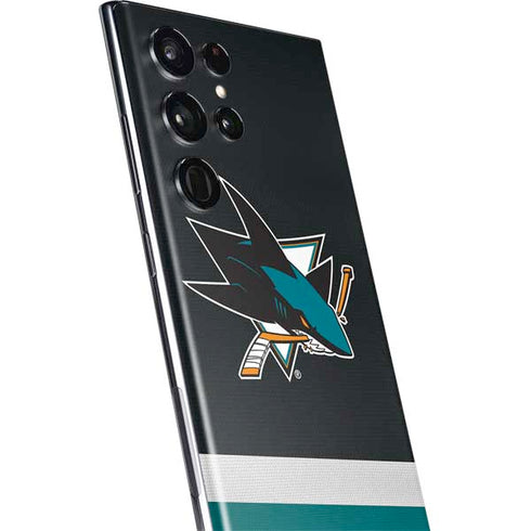 NHL San Jose Sharks Jersey Galaxy S22 Ultra Skin