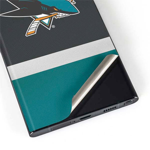 NHL San Jose Sharks Jersey Galaxy S22 Ultra Skin