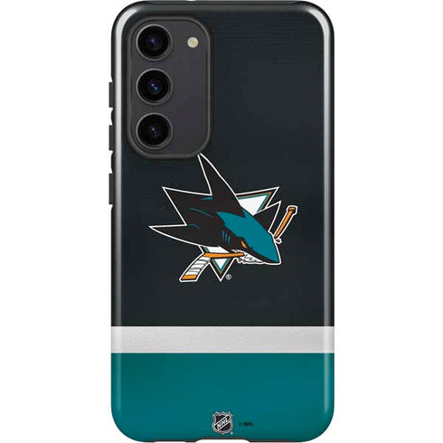 NHL San Jose Sharks Jersey Galaxy S23 Plus Pro Case