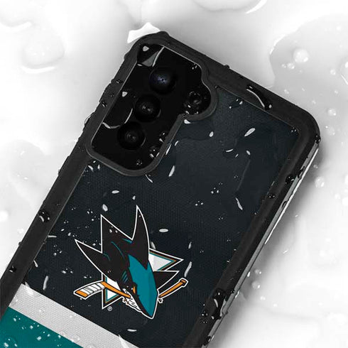 NHL San Jose Sharks Jersey Galaxy S23 Waterproof Case