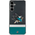 NHL San Jose Sharks Jersey Galaxy S24 Plus Clear Case