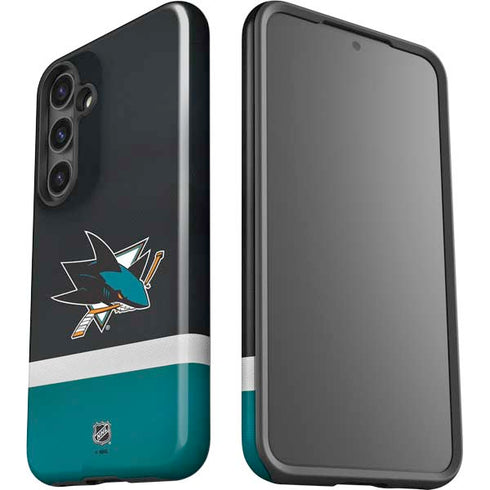 NHL San Jose Sharks Jersey Galaxy S24 Plus Impact Case